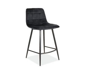 Signal Barová židle Mila H-2 Velvet Černá
