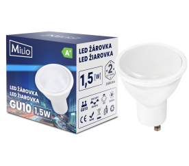 LED žárovka - GU10 - 1,5W - 135Lm - neutrální bílá