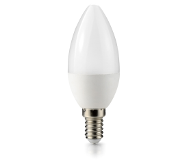 LED žárovka - E14 - 1W - 85Lm - svíčka - neutrální bílá