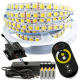 LED pásek - 5m - 12V - 14,4W/m - MULTIWHITE CCT + dálkové ovládání - sada