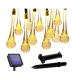 LED solární řetěz - 30x LED žárovka - IP44 - 5m