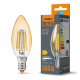 LED žárovka AMBER filament - E14 - 6W - teplá bílá