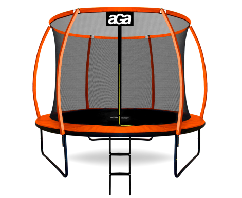 Aga SPORT EXCLUSIVE Trampolína 250 cm Oranžová + ochranná síť + žebřík