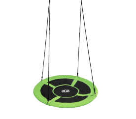 Aga Závěsný houpací kruh 90 cm Světle zelený