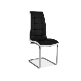 Signal Jídelní židle H103 Černá/Bílá