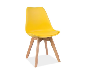 Signal Jídelní židle Kris Dub/Žlutá