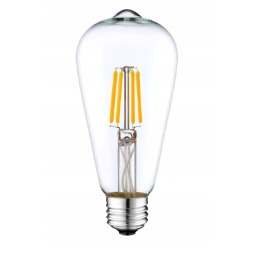 LED žárovka - E27 - ST64 - 14W - 1510Lm - filament - teplá bílá