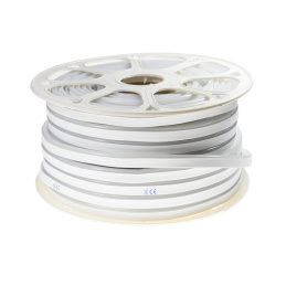 LED pásek NEON - 230V - 1m - 8W/m - IP68 - vodotěsný - studená bílá