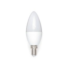 LED žárovka C37 - E14 - 6W - 530 lm - studená bílá