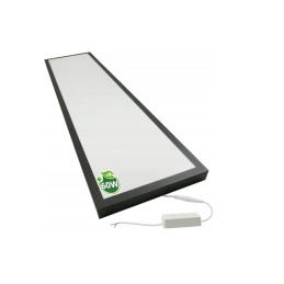 LED panel povrchový černý - 30x120 - 60W - neutrální bílá