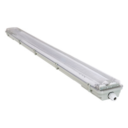 Svítidlo + 2x LED trubice mini plate - T8 - 120cm - 230V - IP65 - neutrální bílá