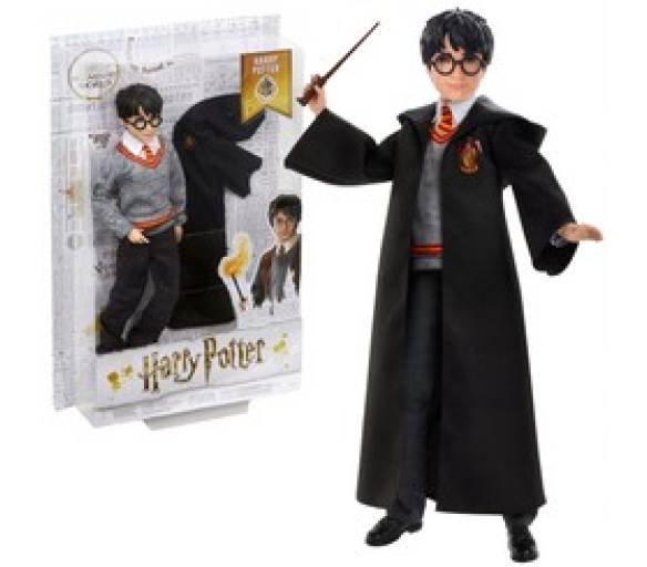 Panenka Harryho Pottera v nebelvírském školním hábitu + hůlka FYM50 ZA5093 univerzální