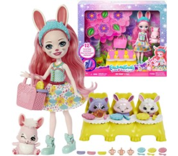 Enchantimals Bree Bunny Twist panenka + překvapení ZA5104 univerzální