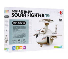 Solární stíhací robot pro děti 8+ DIY hračka k sestavení + motor + solární panel