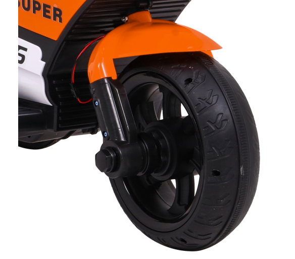 SUPER Motocykl oranžová