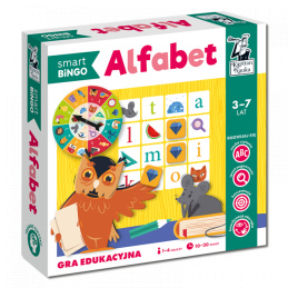 Vzdělávací hra "Abeceda smart BINGO" pro děti od 3 do 7 let + Bingo + učení písmenek