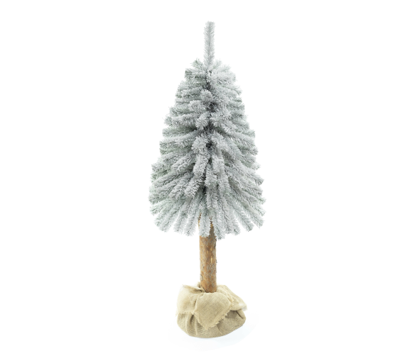 Aga Vánoční stromeček 120 cm s kmenem Zasněžený