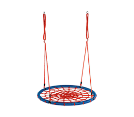 Aga Závěsný houpací kruh 100 cm Modro-červený